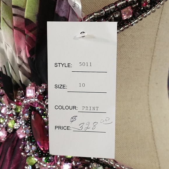 Argoli evening gown multi color - Picture 7 of 9